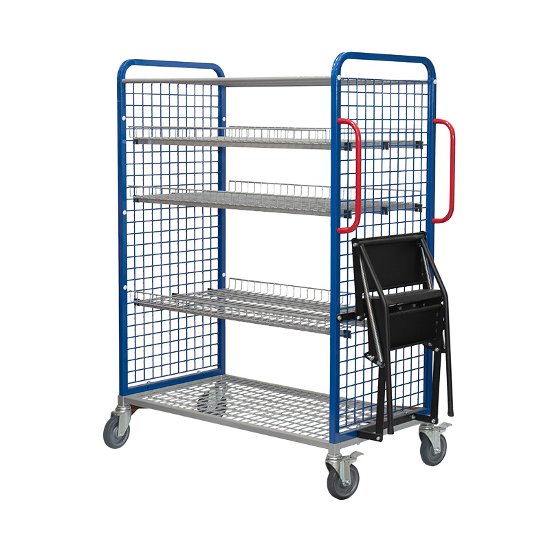 รถเข็นหยิบสินค้าแบบ Wire Mesh หลายชั้น
